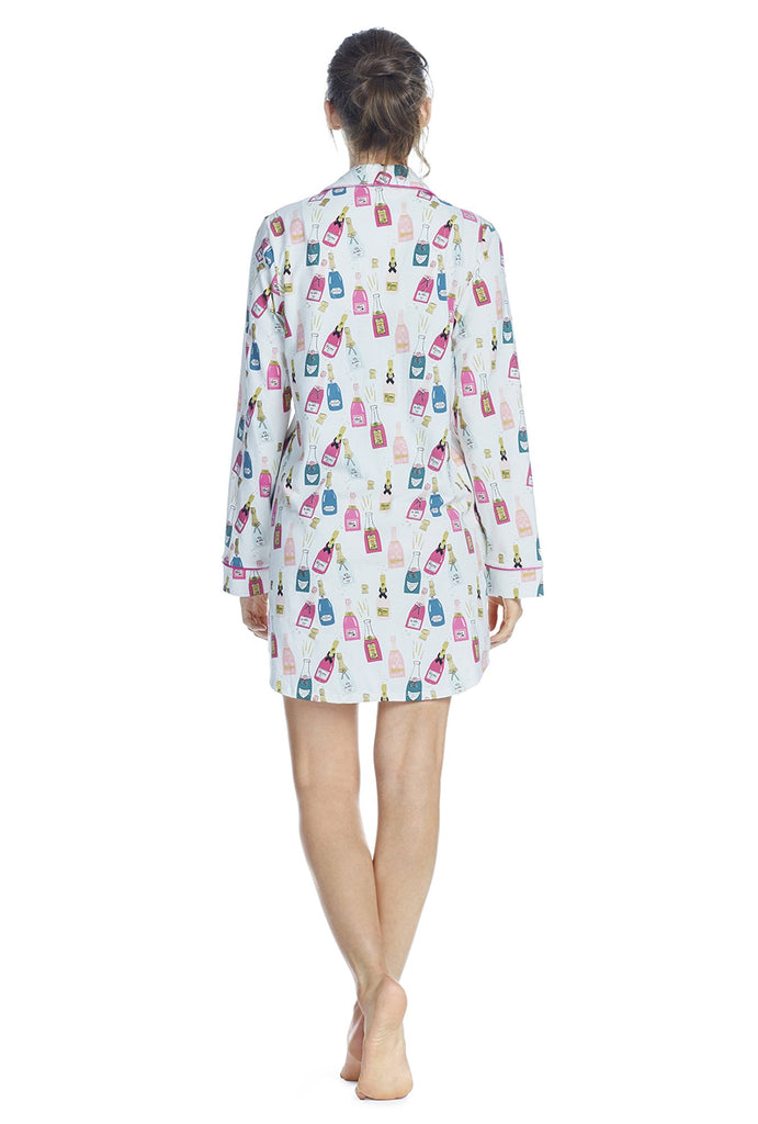 Celebration Stretch Long Sleeve Classic Nightshirt