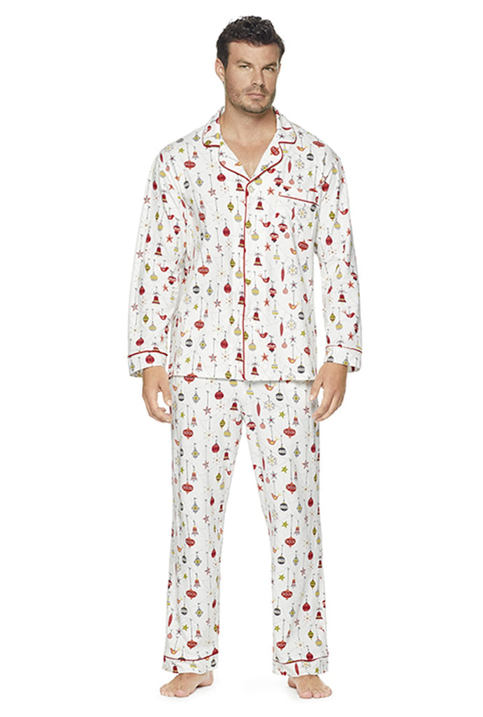 Deck The Halls Stretch Mens Classic PJ Set