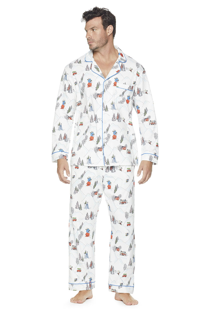 BedHead x Peanuts® Winter Holiday Stretch Mens Classic PJ Set