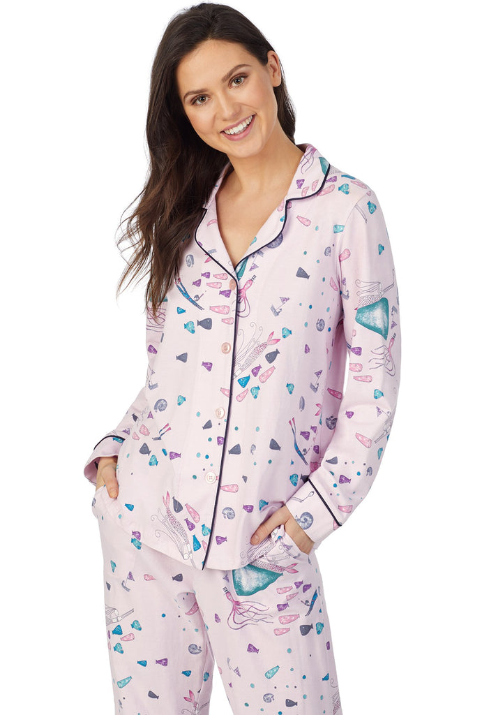 Benita and Friends Long Sleeve Classic Stretch Jersey PJ Set