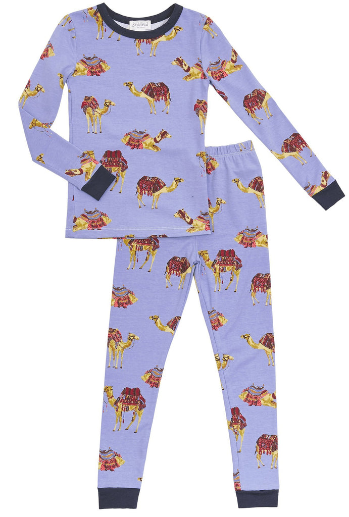 Caravan Stretch Kids 2pc Pant Pj Set