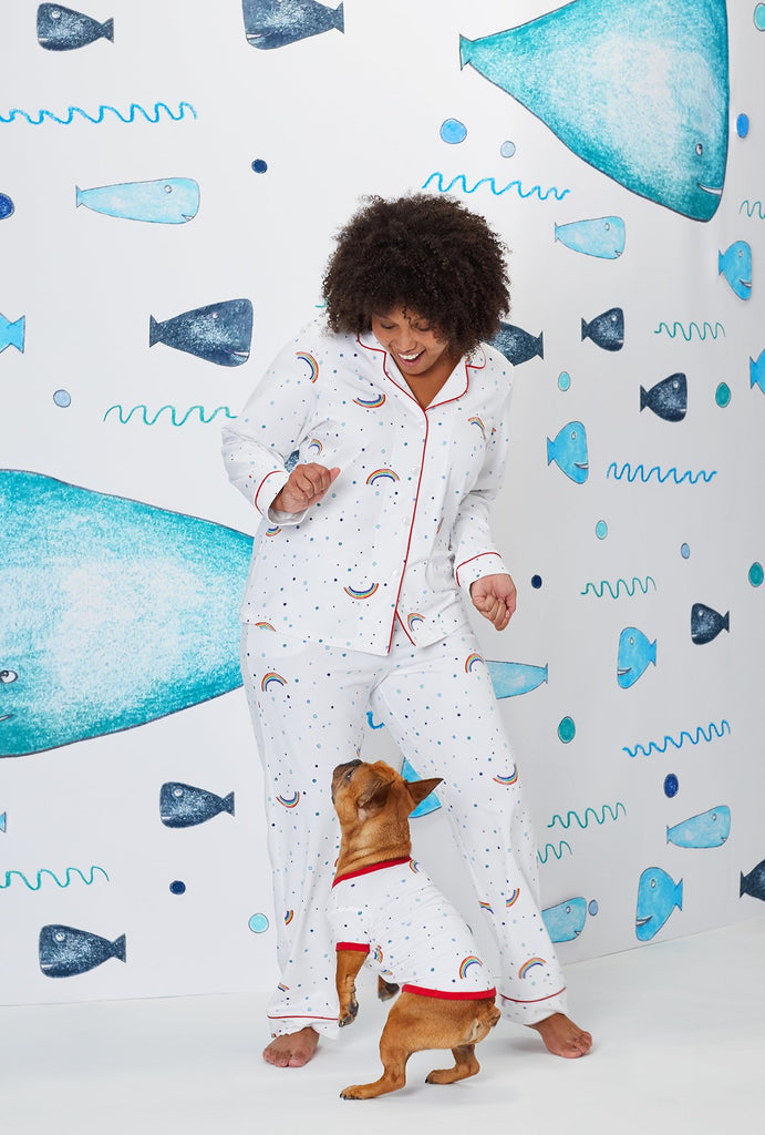Pot of Gold Stretch Jersey Dog Pajama