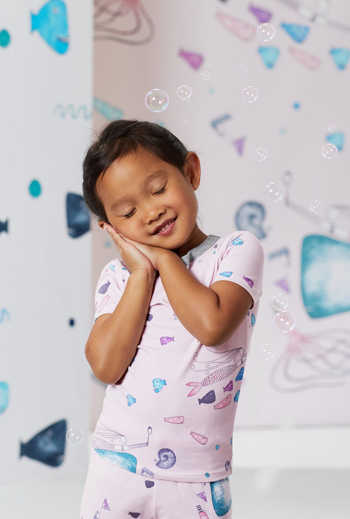 Benita and Friends Short Sleeve Stretch Jersey Kids PJ Set w/ Book