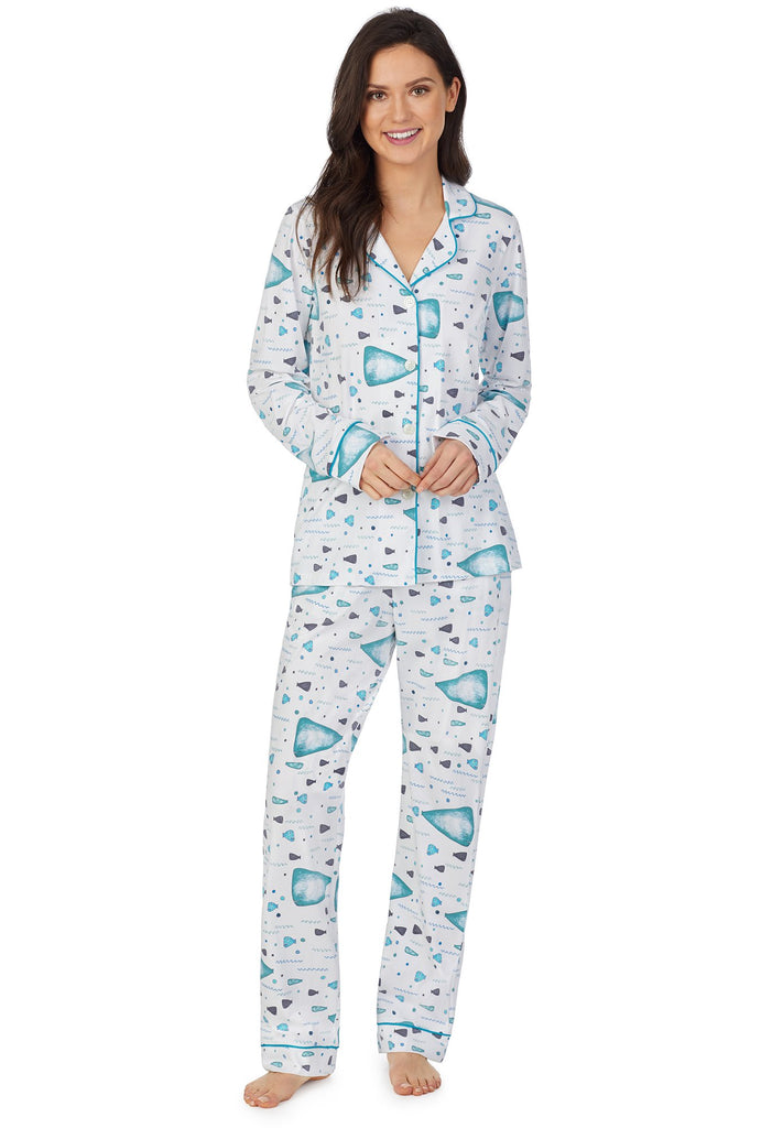 Whale and Friends Long Sleeve Classic Stretch Jersey PJ Set