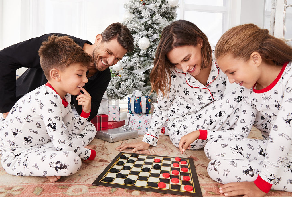 Bedhead Pajamas x Monopoly Icons Stretch Long Sleeve Classic PJ Set