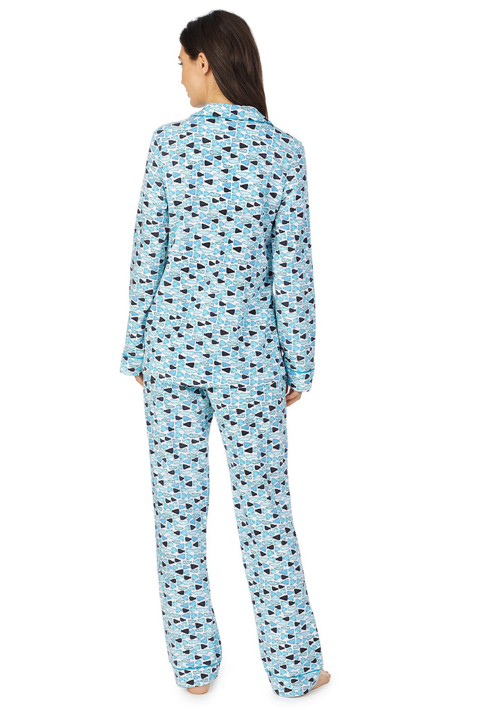 School of Fish Long Sleeve Classic Stretch Jersey PJ Set