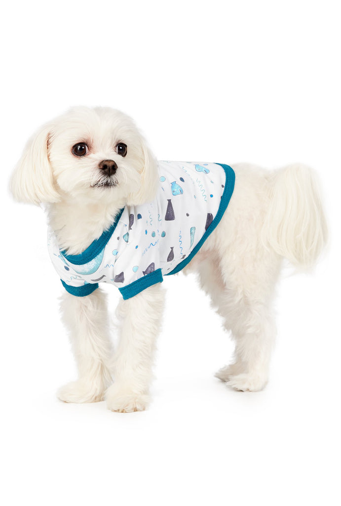 Whale and Friends Stretch Jersey Dog Pajama