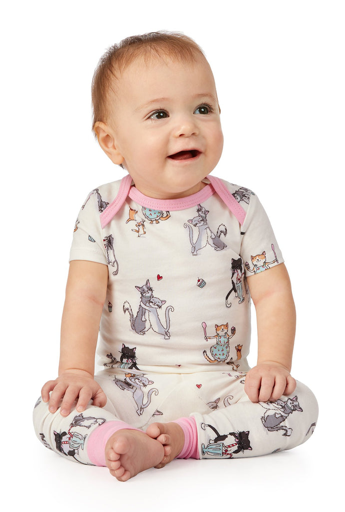 Baked with Love Short Sleeve Stretch Jersey Boo Boo PJ Set