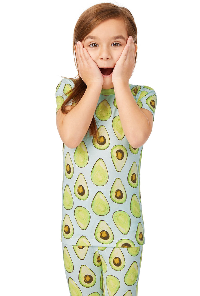 Avocuddle Short Sleeve Stretch Jersey Kids PJ Set