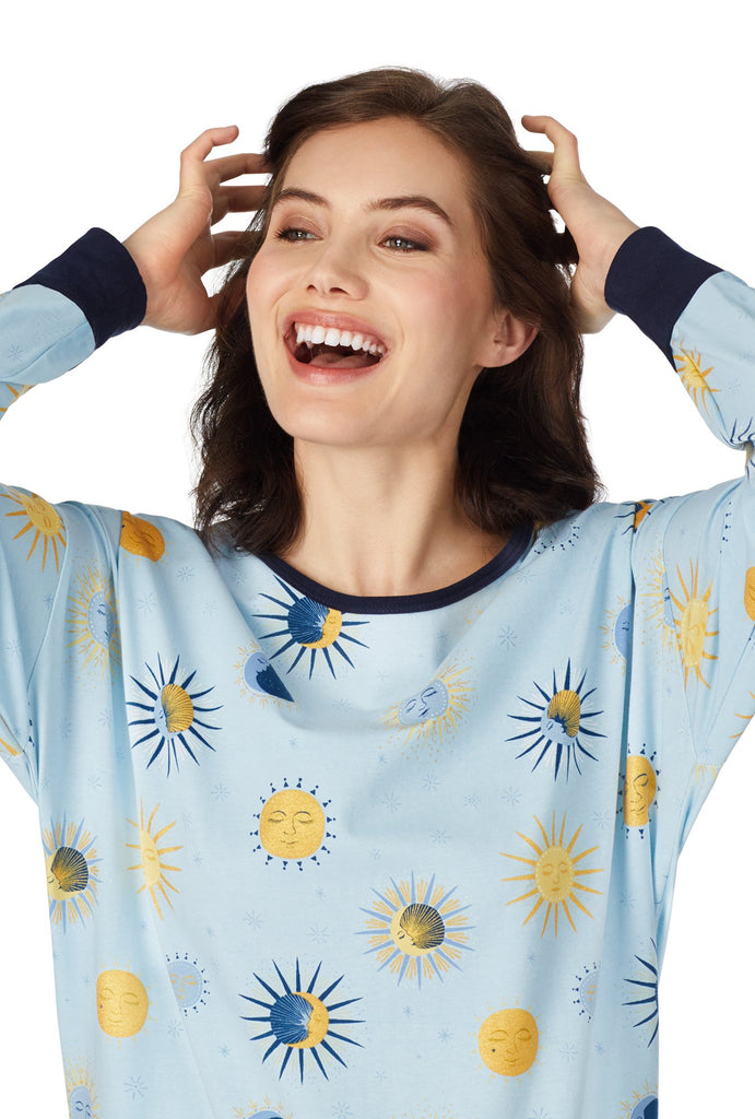 Solstice Stretch Long Sleeve Pullover Crew & Jogger Set