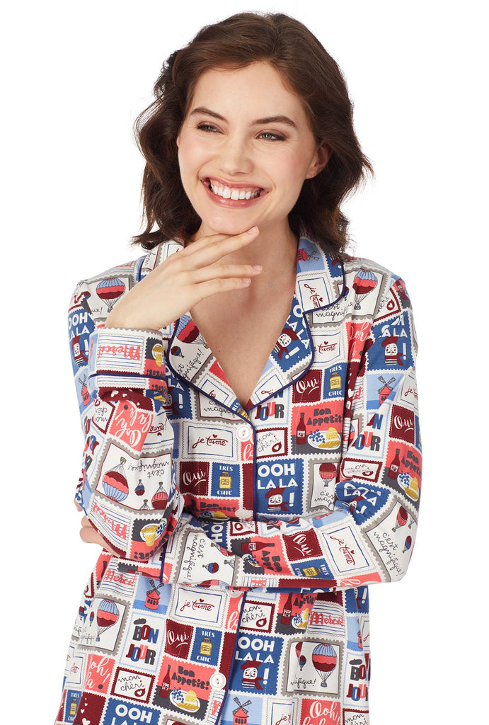Special Delivery Stretch Long Sleeve Classic Pj Set