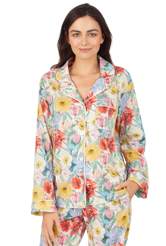 Liberty Fabrics Meadow Melody Cotton Long Sleeve Classic PJ Set