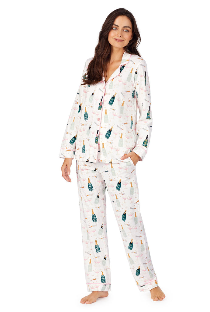 Cheers! Stretch Long Sleeve Classic PJ Set