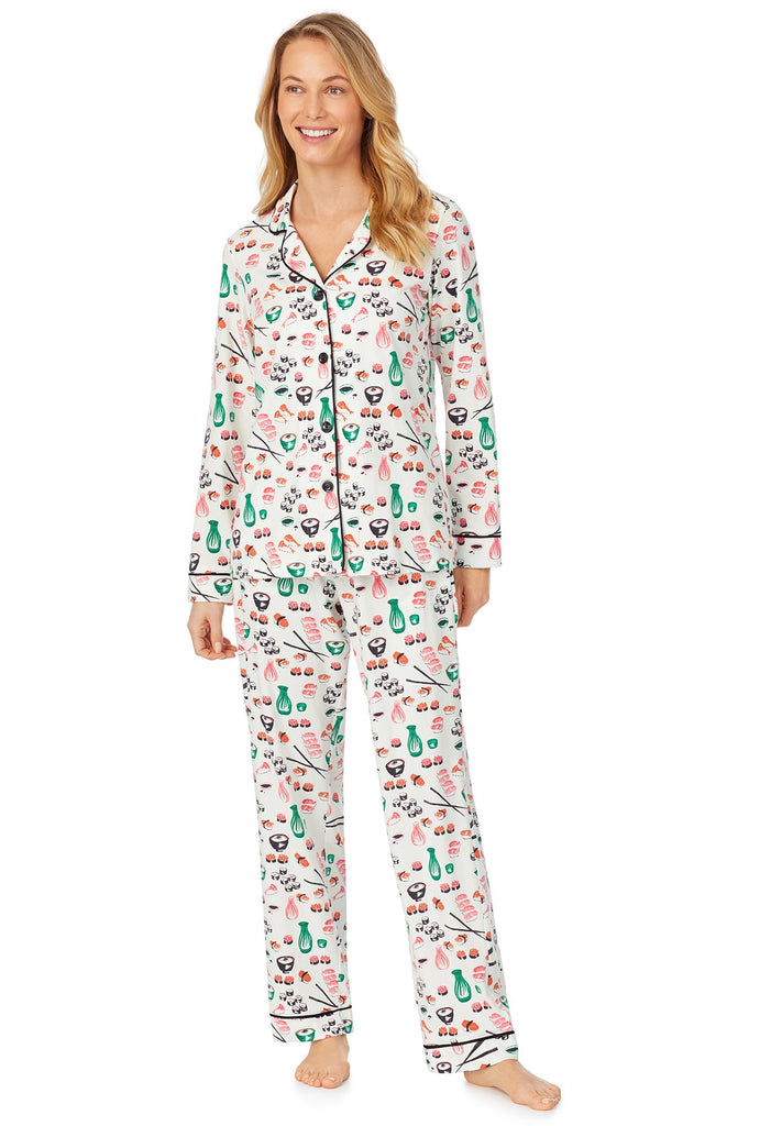 Sushi Long Sleeve Classic Stretch Jersey PJ Set