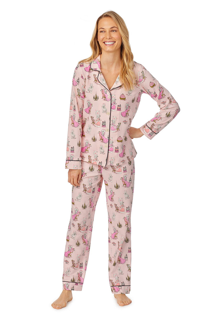 Fifi Antoinette Long Sleeve Classic Stretch Jersey PJ Set