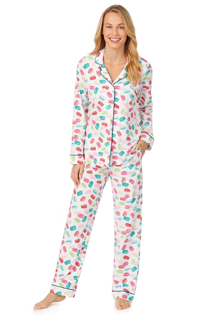 Les Macarons Long Sleeve Classic Stretch Jersey PJ Set