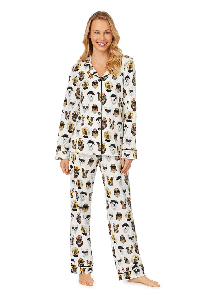 Celebrity Pups Long Sleeve Classic Stretch Jersey PJ Set
