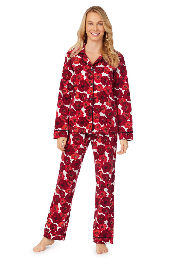 Marilyn Long Sleeve Classic Stretch Jersey PJ Set