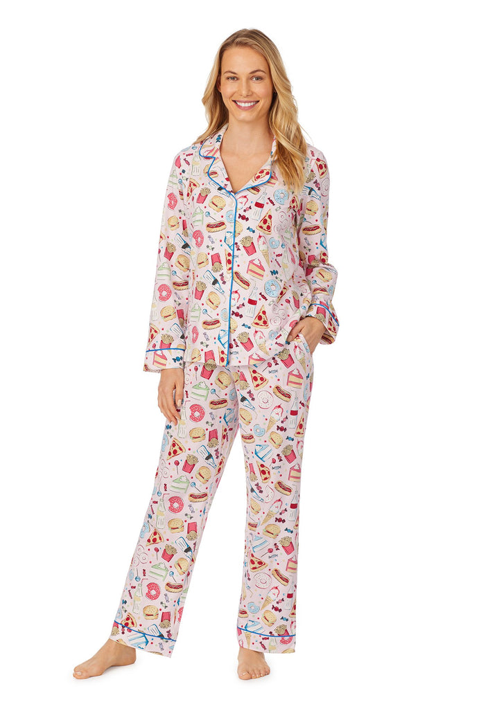 Junk Food Long Sleeve Classic Stretch Jersey PJ Set