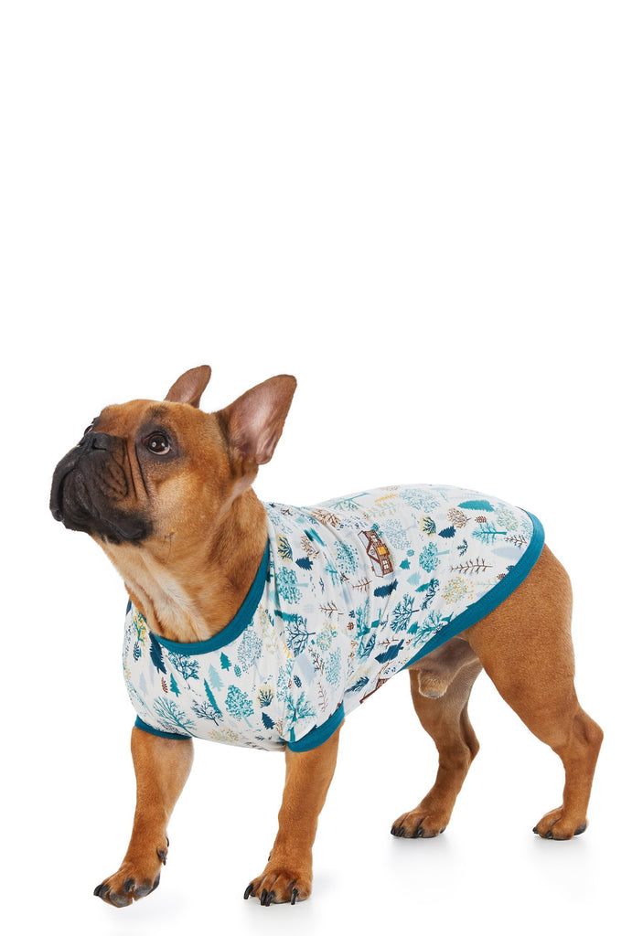 Cabin In The Woods Stretch Lounge Dog Pj