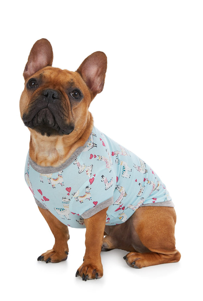 Llama Love Stretch Lounge Dog PJ