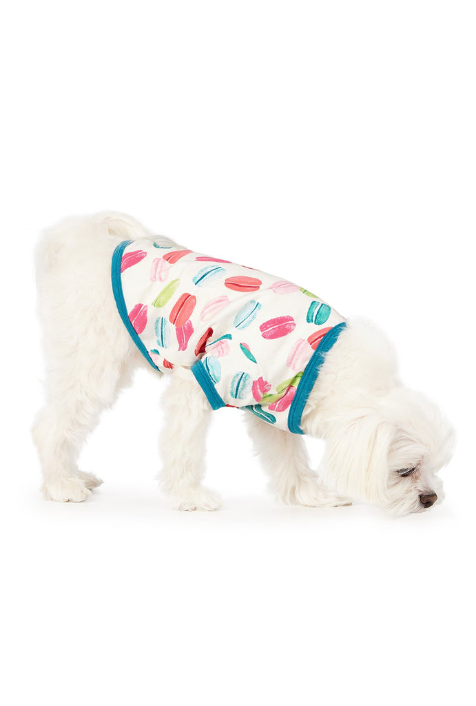 Les Macarons Stretch Jersey Dog Pajama
