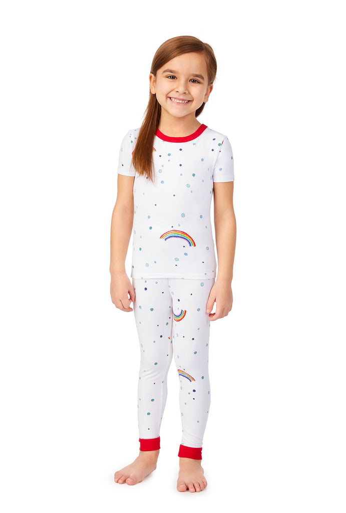 Pot of Gold Short Sleeve Stretch Jersey Kids PJ Set w/ Book