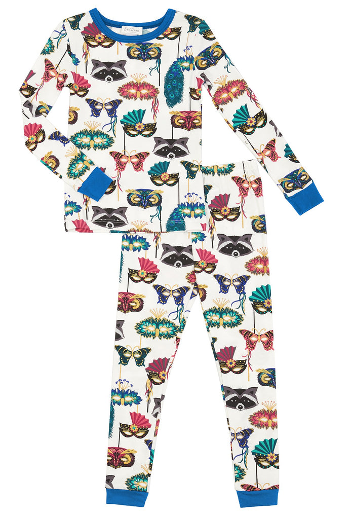 Masquerade Stretch Long Sleeve Kids 2pc Pant PJ Set