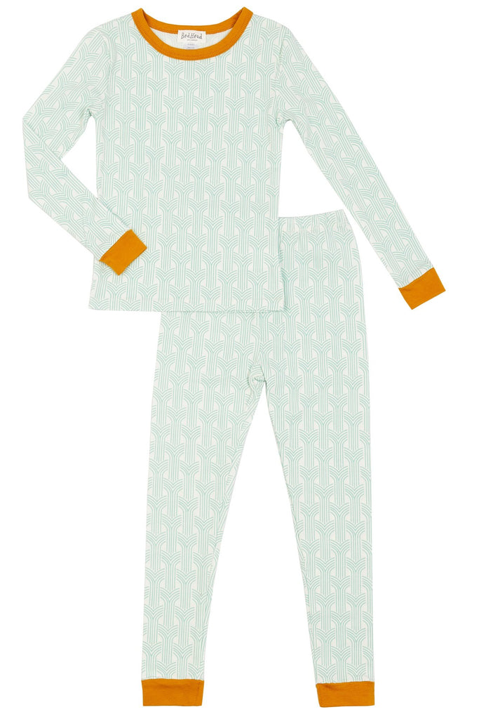 Arches Stretch Long Sleeve Kids 2pc Pant PJ Set