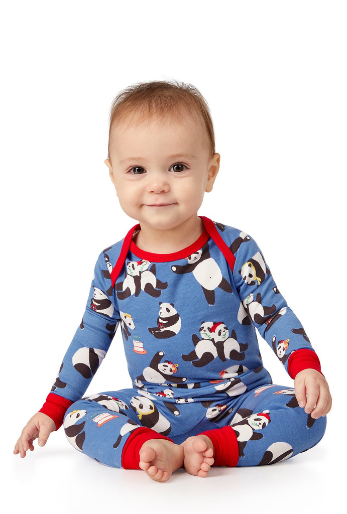 Pandamonium Long Sleeve Stretch Jersey Boo Boo PJ Set