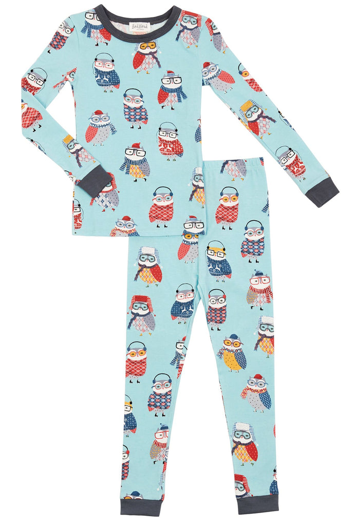 Wise Owl Stretch Tweens 2 Pc Pant Pj Set