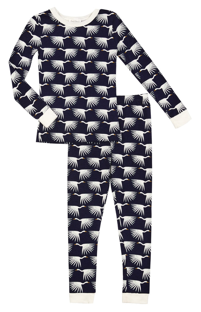Flying High Stretch Long Sleeve Tween 2pc Pant PJ Set