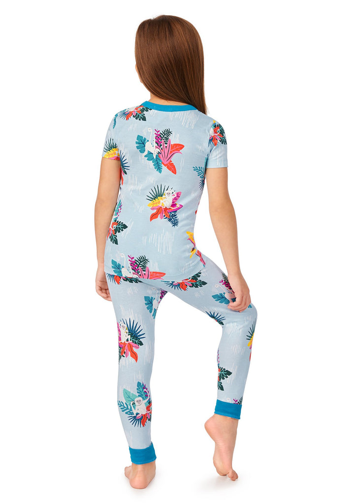 Monkey Around Short Sleeve Stretch Jersey Kids PJ Set