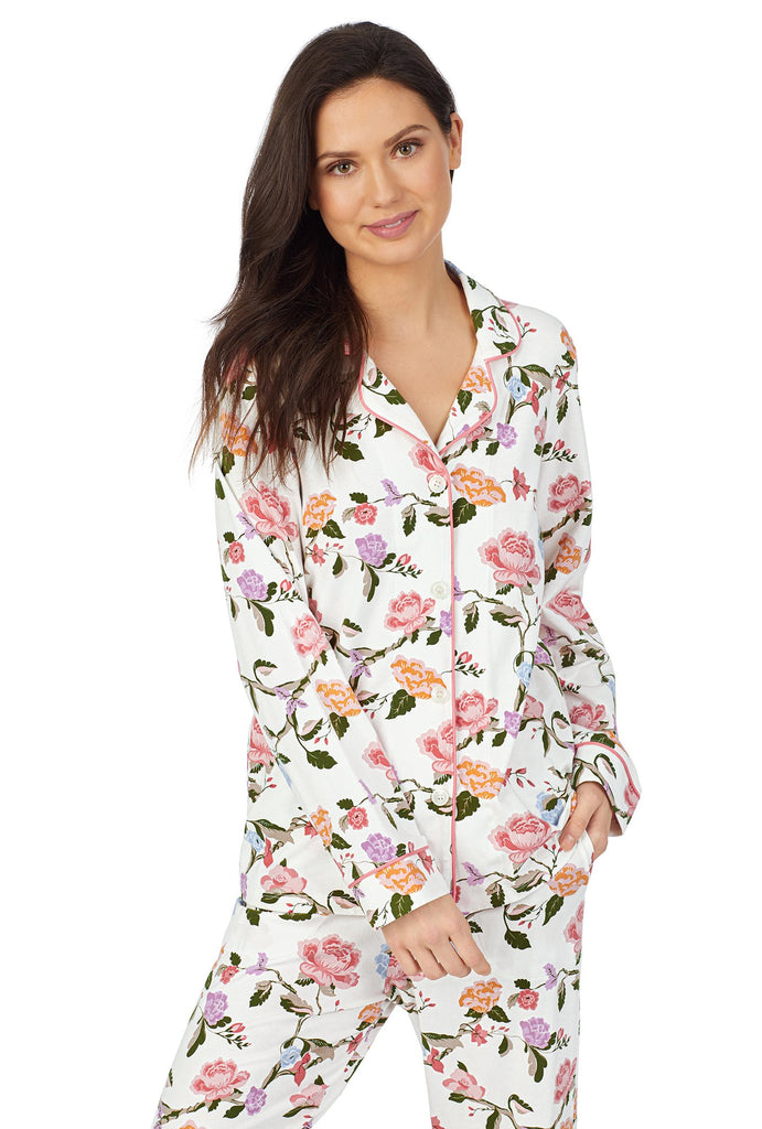 Isabella Long Sleeve Classic Stretch Jersey PJ Set