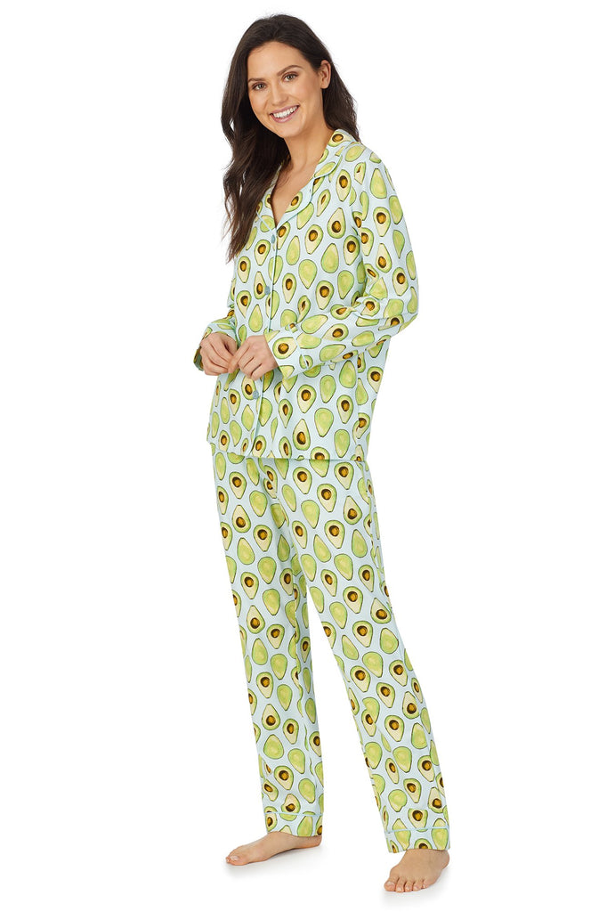 Avocuddle Long Sleeve Classic Stretch Jersey PJ Set