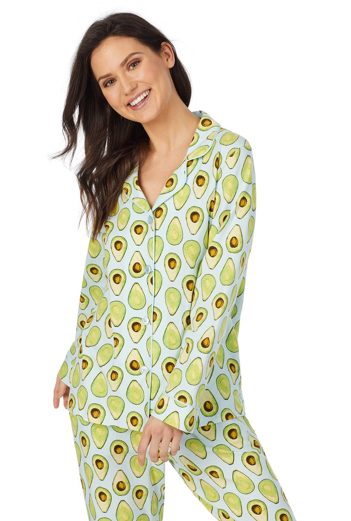 Avocuddle Long Sleeve Classic Stretch Jersey PJ Set