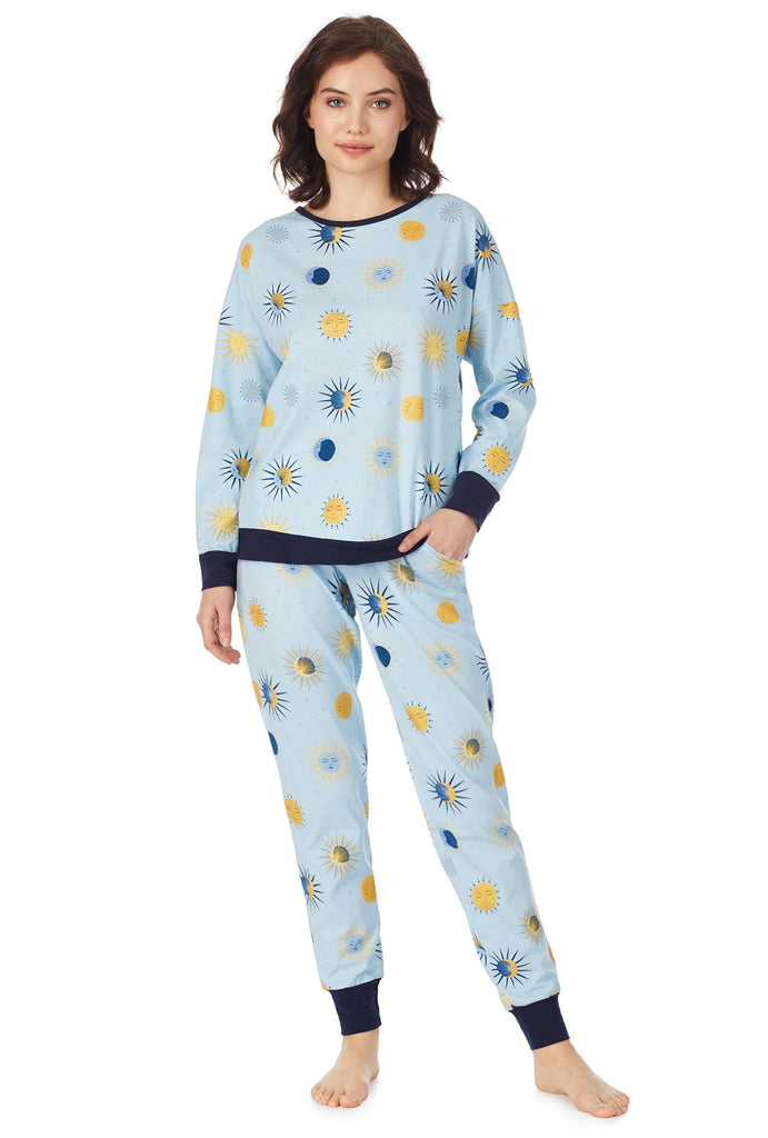 Solstice Stretch Long Sleeve Pullover Crew & Jogger Set