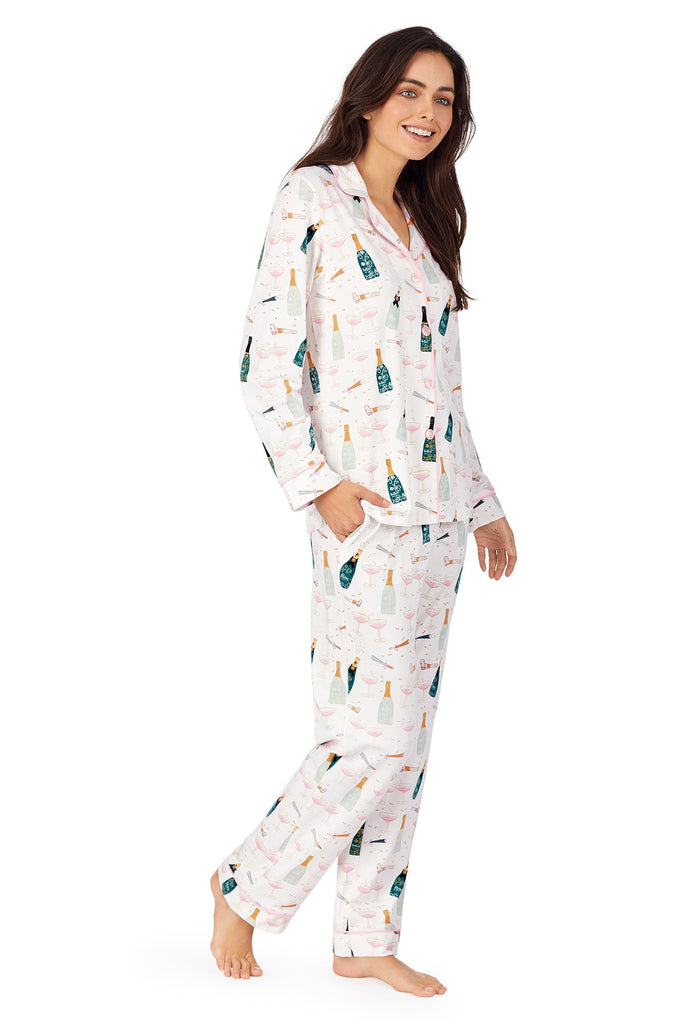 Cheers! Stretch Long Sleeve Classic PJ Set