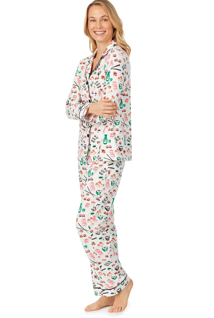 Sushi Long Sleeve Classic Stretch Jersey PJ Set