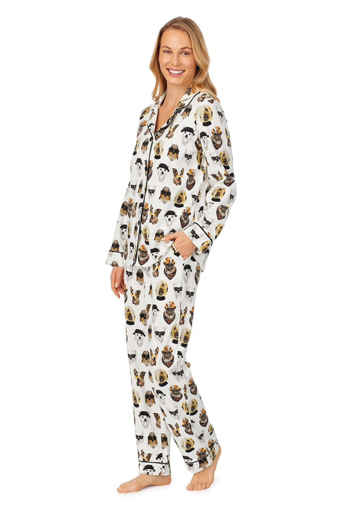Celebrity Pups Long Sleeve Classic Stretch Jersey PJ Set
