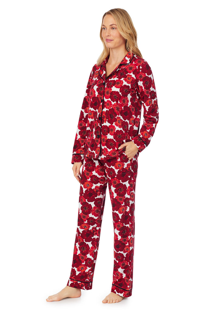 Marilyn Long Sleeve Classic Stretch Jersey PJ Set