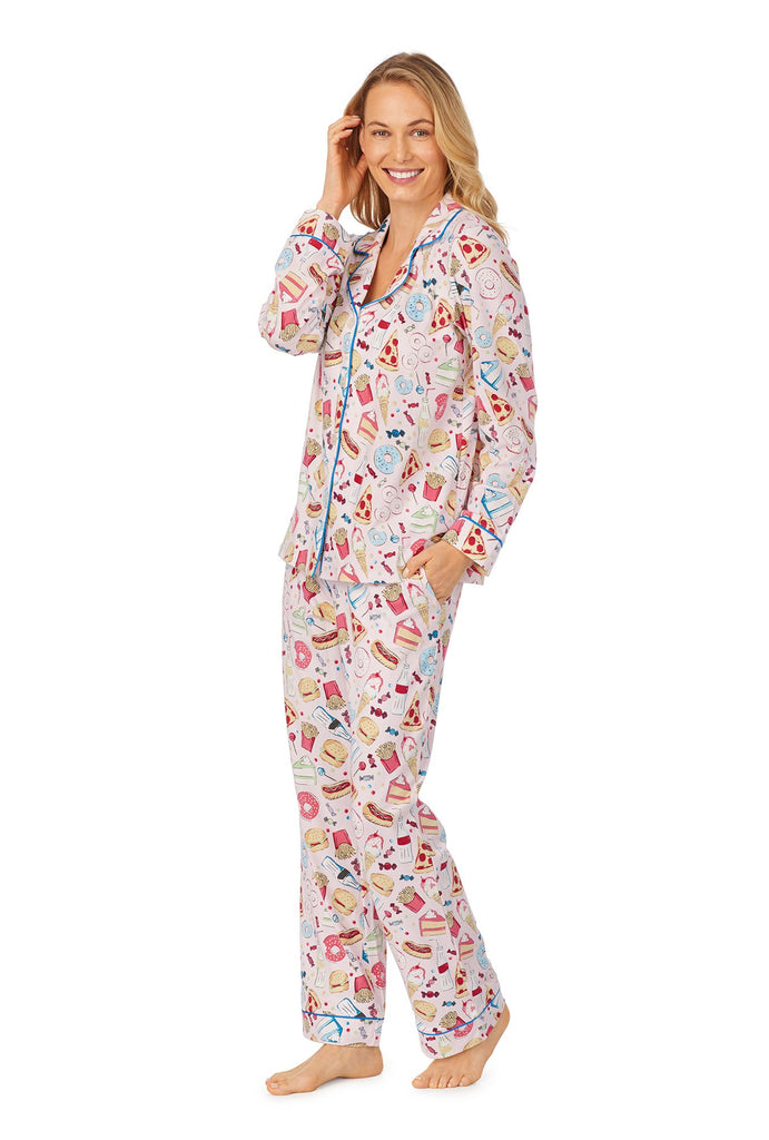Junk Food Long Sleeve Classic Stretch Jersey PJ Set