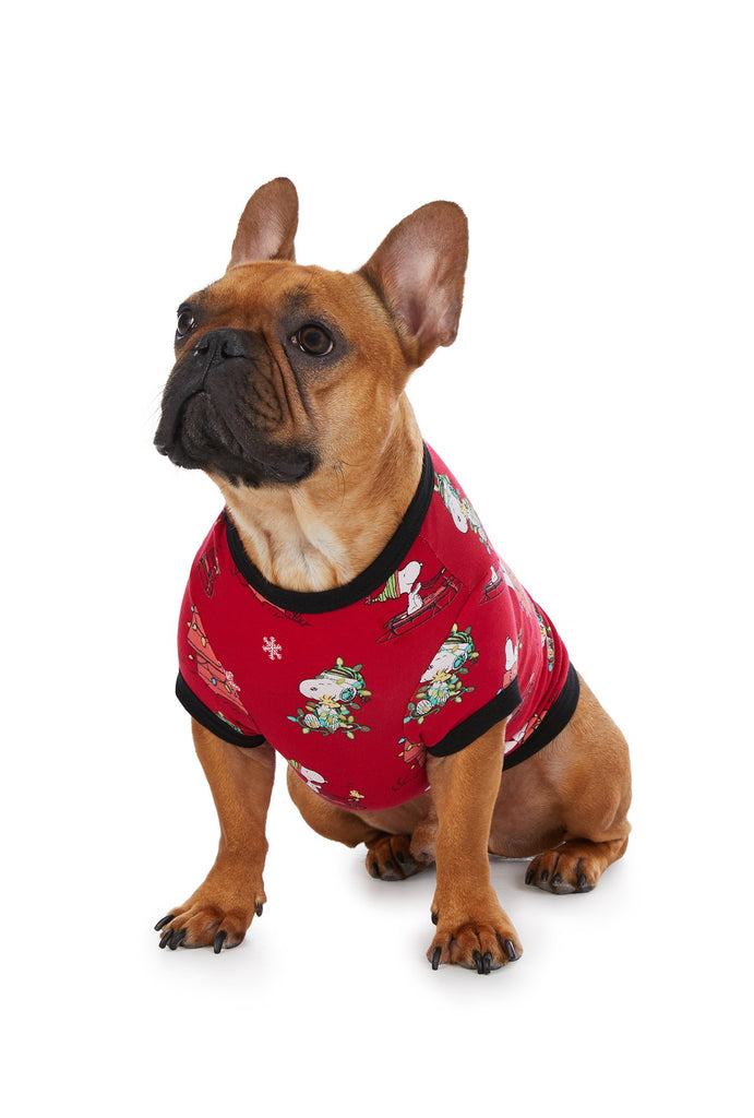 Merry Christmas Snoopy® Stretch Lounge Dog PJ