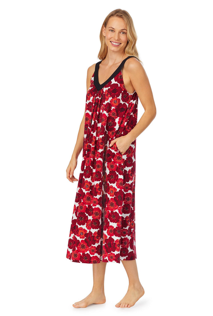 Marilyn Long V-Neck Stretch Jersey Gown