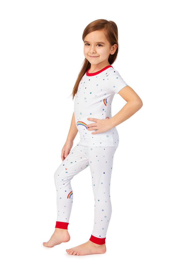 Pot of Gold Short Sleeve Stretch Jersey Kids PJ Set w/ Book