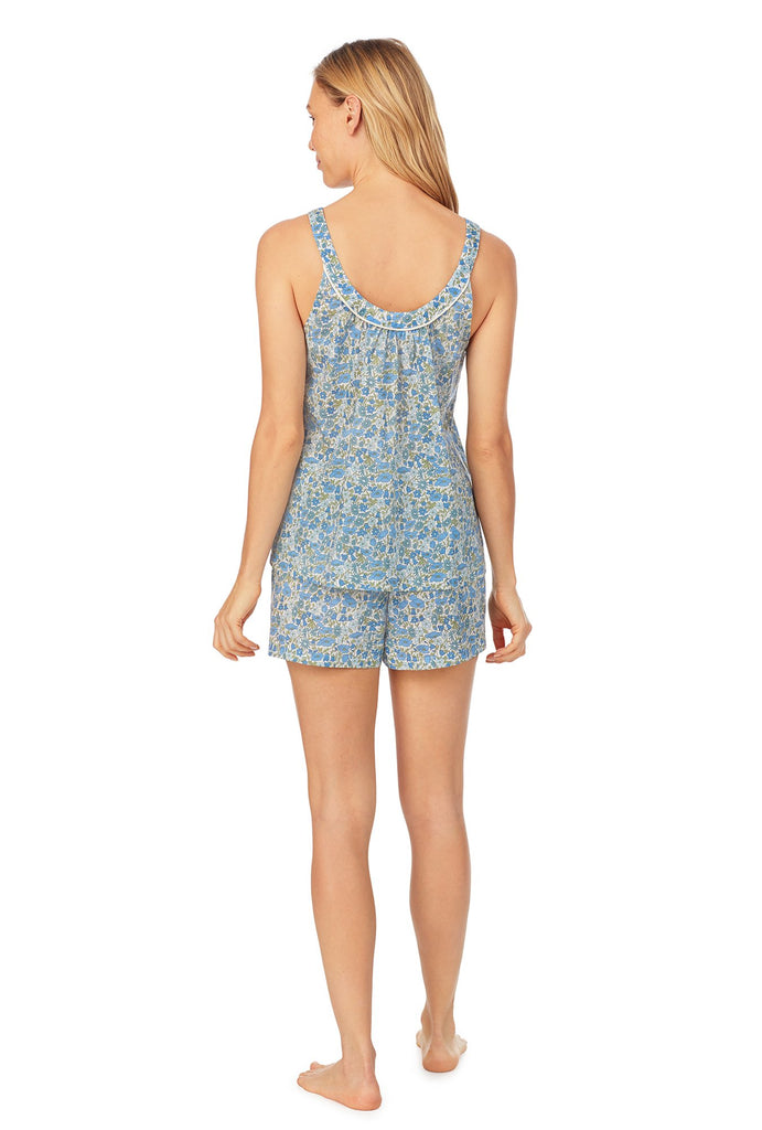 Liberty Fabrics Poppy and Daisy V-Neck Tank Shorty PJ Set