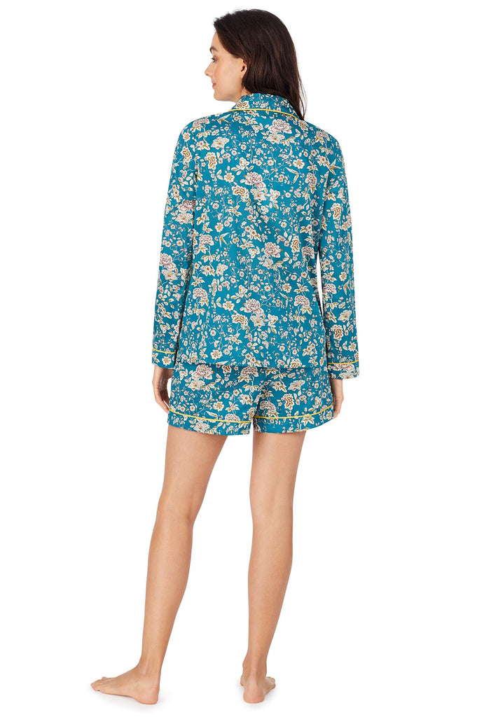 Liberty Fabrics Ceremony Long Sleeve Classic Shorty PJ Set