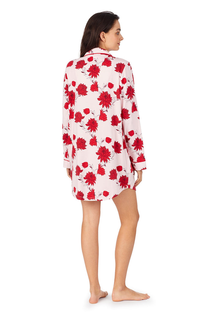 Budding Romance Long Sleeve Classic Sleepshirt