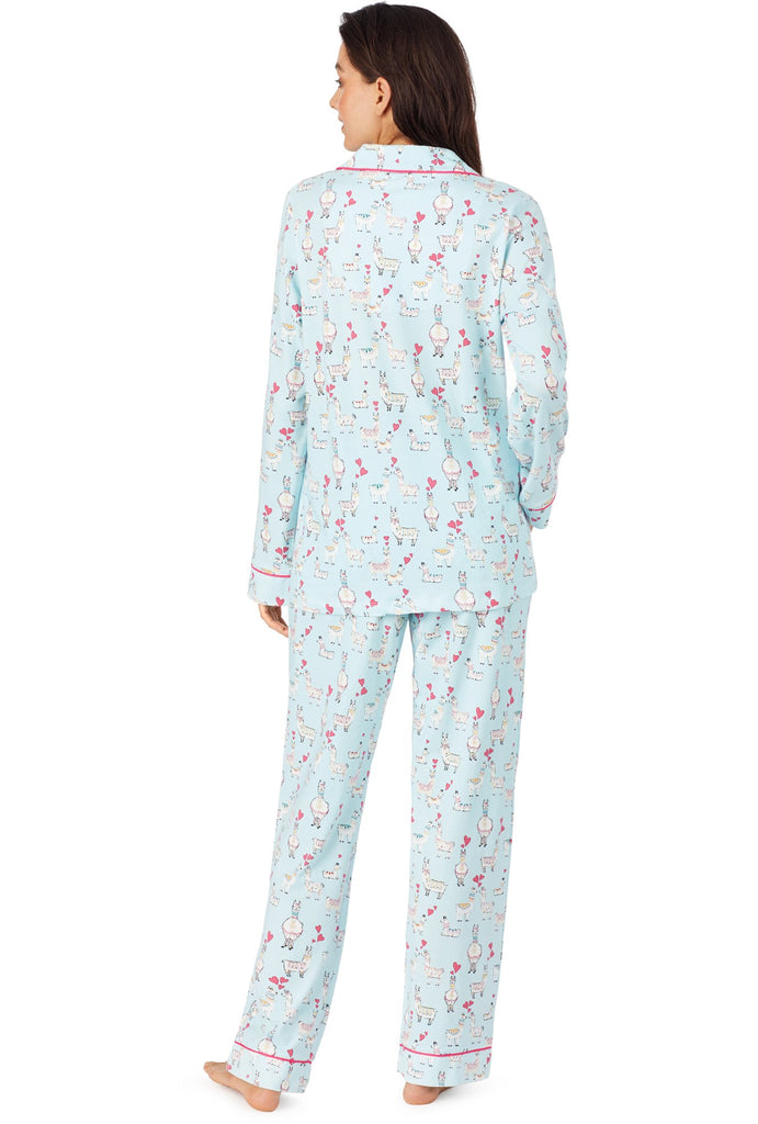 Llama Love Stretch Long Sleeve Classic PJ Set