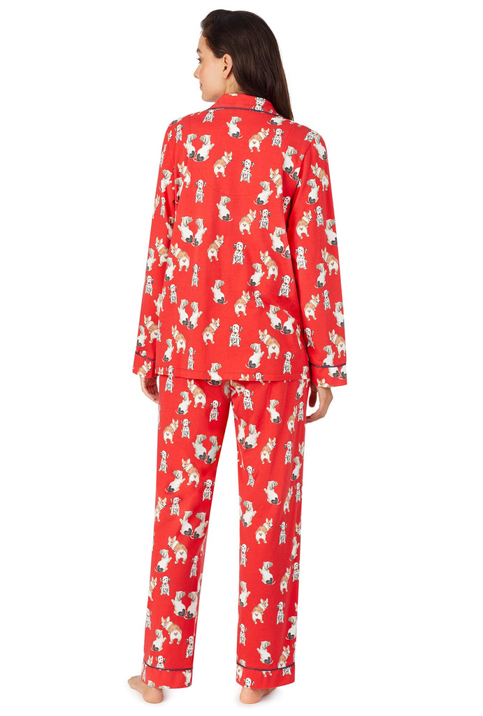 Sweet Hearts Stretch Long Sleeve Classic PJ Set